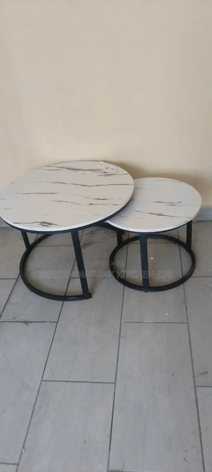 Coffee Table Marble Effect (Mdf)