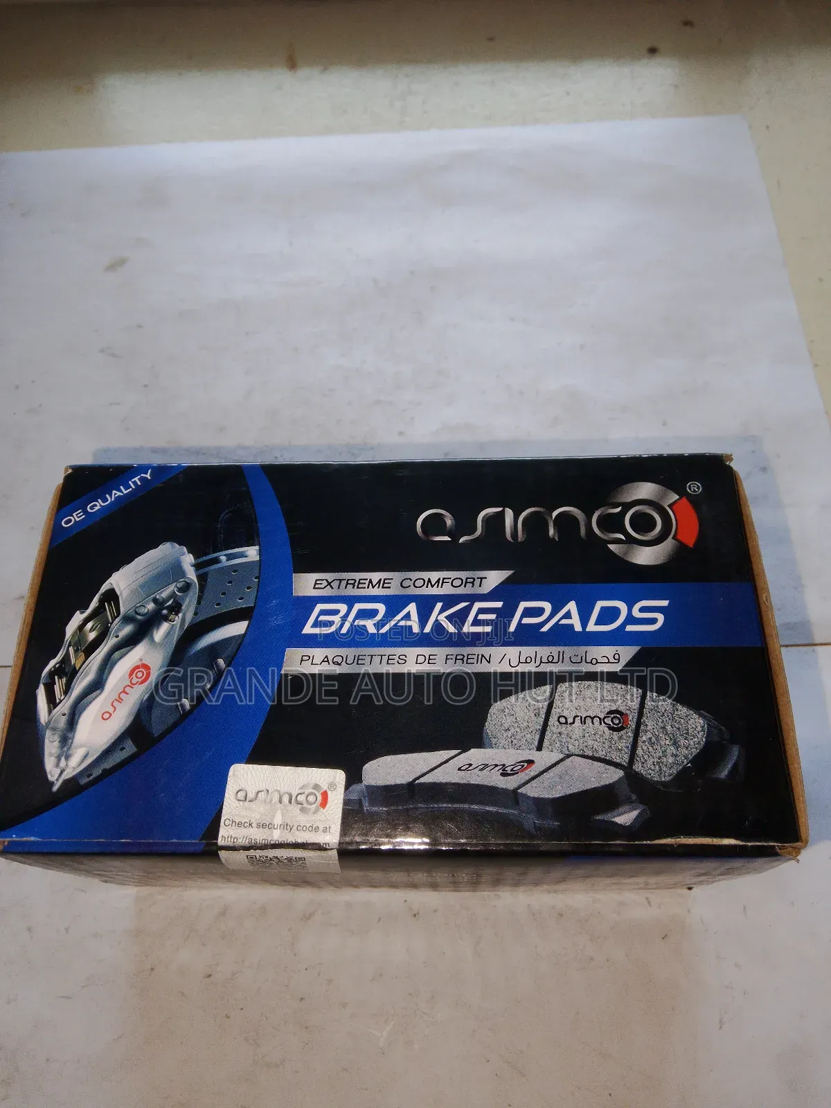 Front Brake Pads for Toyota Voxy/Ipsum (Asimco Brand)