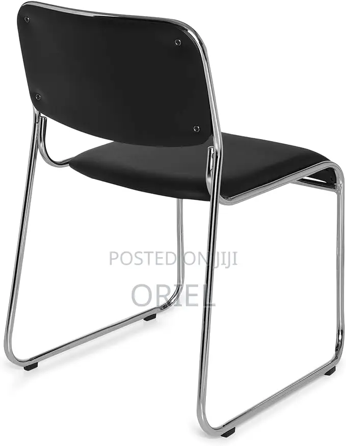 Modern Office Visitor Chair : Stackable Chrome Office Visitor Chair