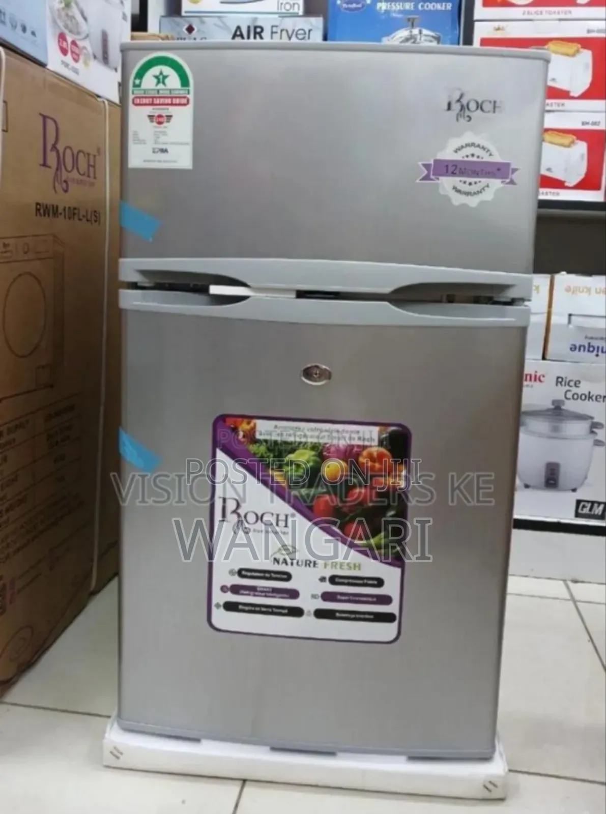 Colour Silver Roch 98litres Fridge