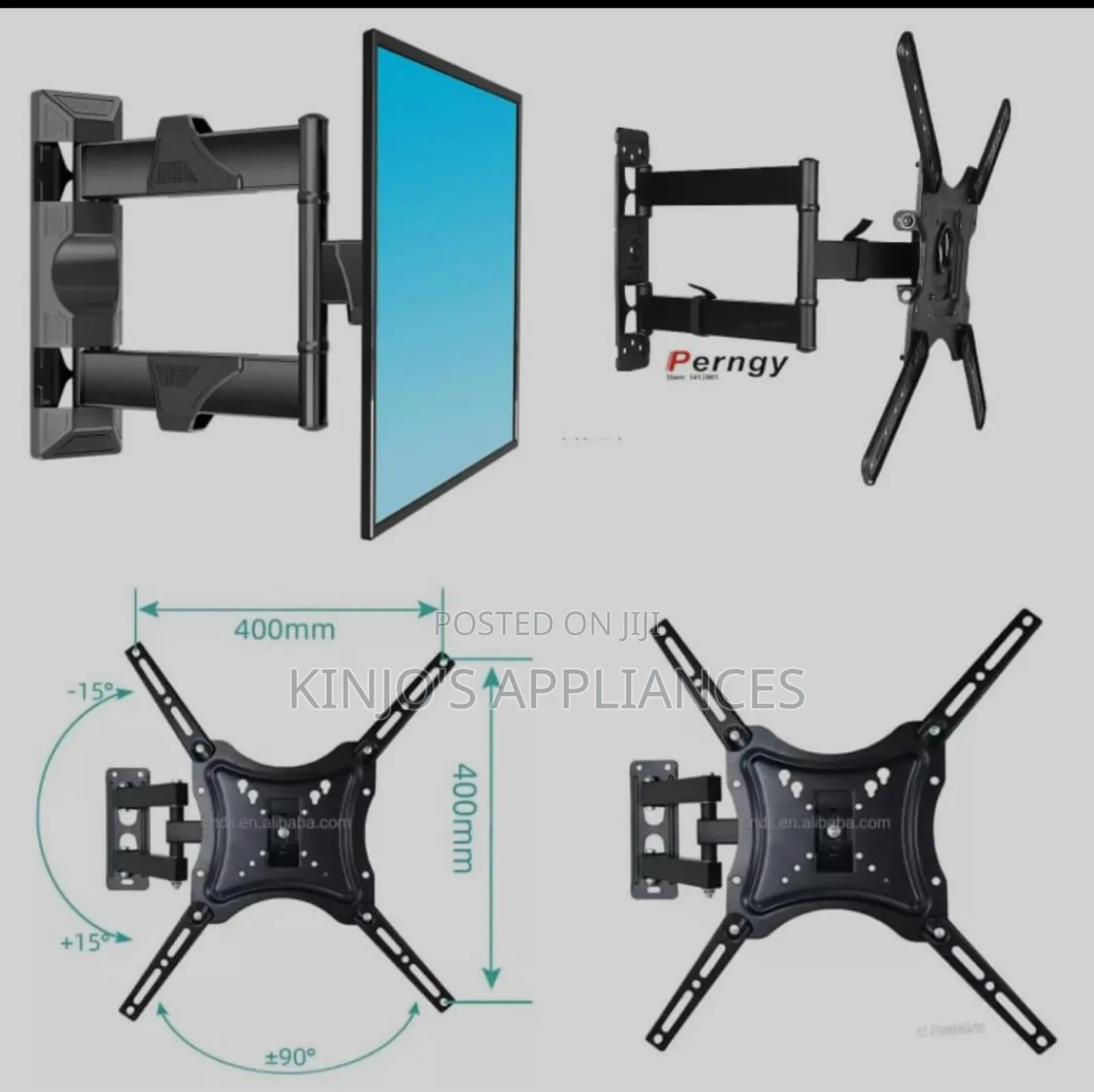 14′′-55′′Rotating/Swivel Tv Wall Mount Bracket 35p