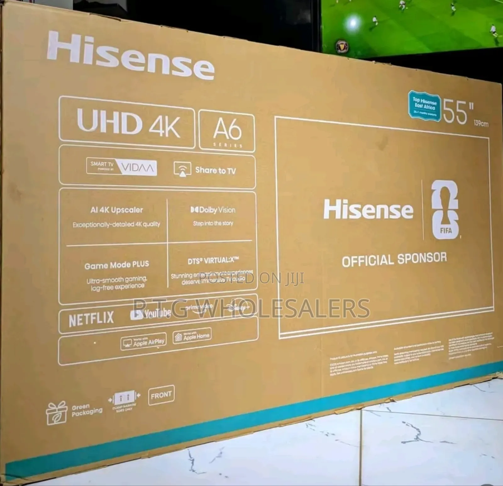 Hisense 55′′ A6qken Smart Tv