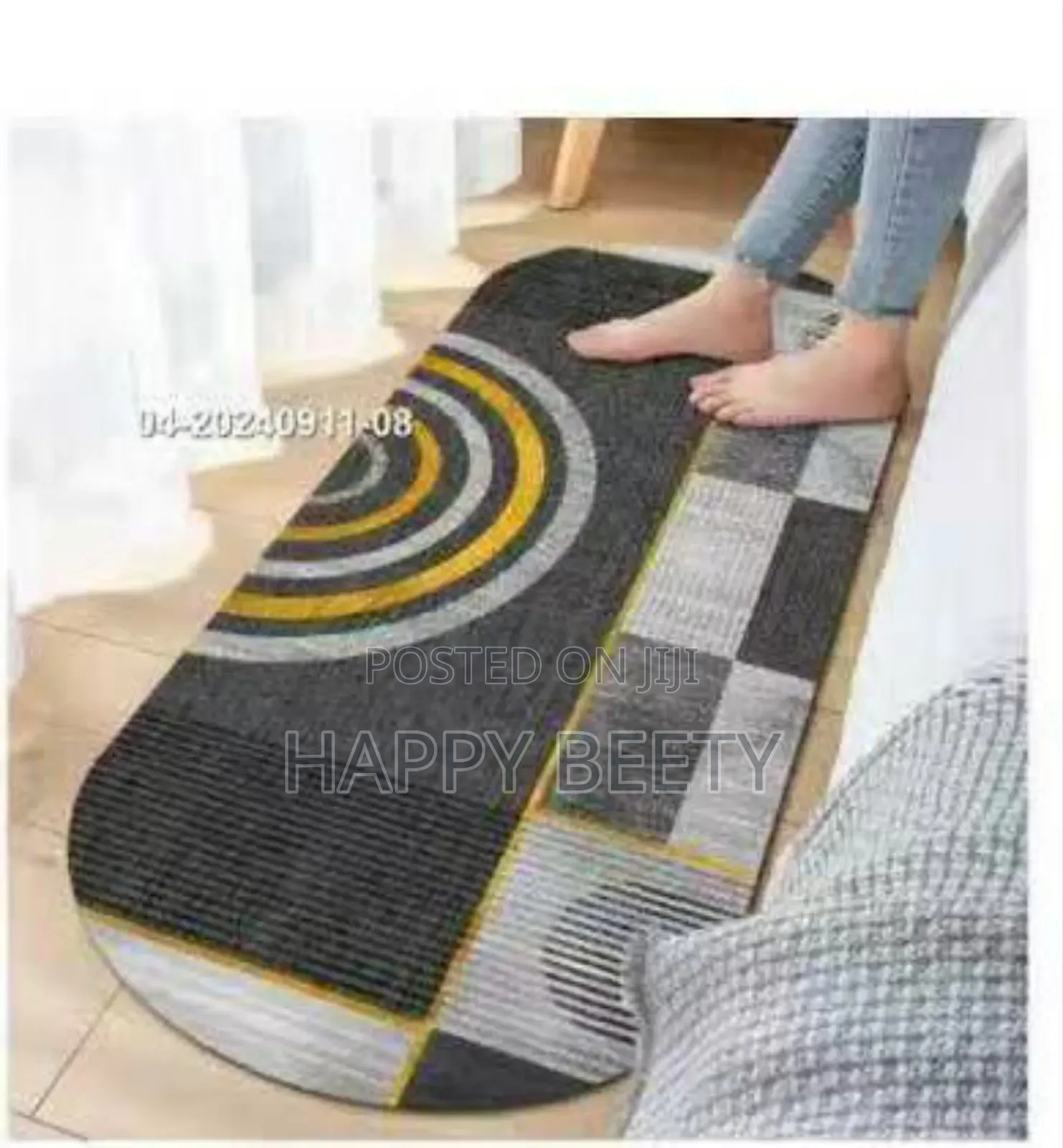 Warm Super Oval Soft Bedside Fluffy Mats