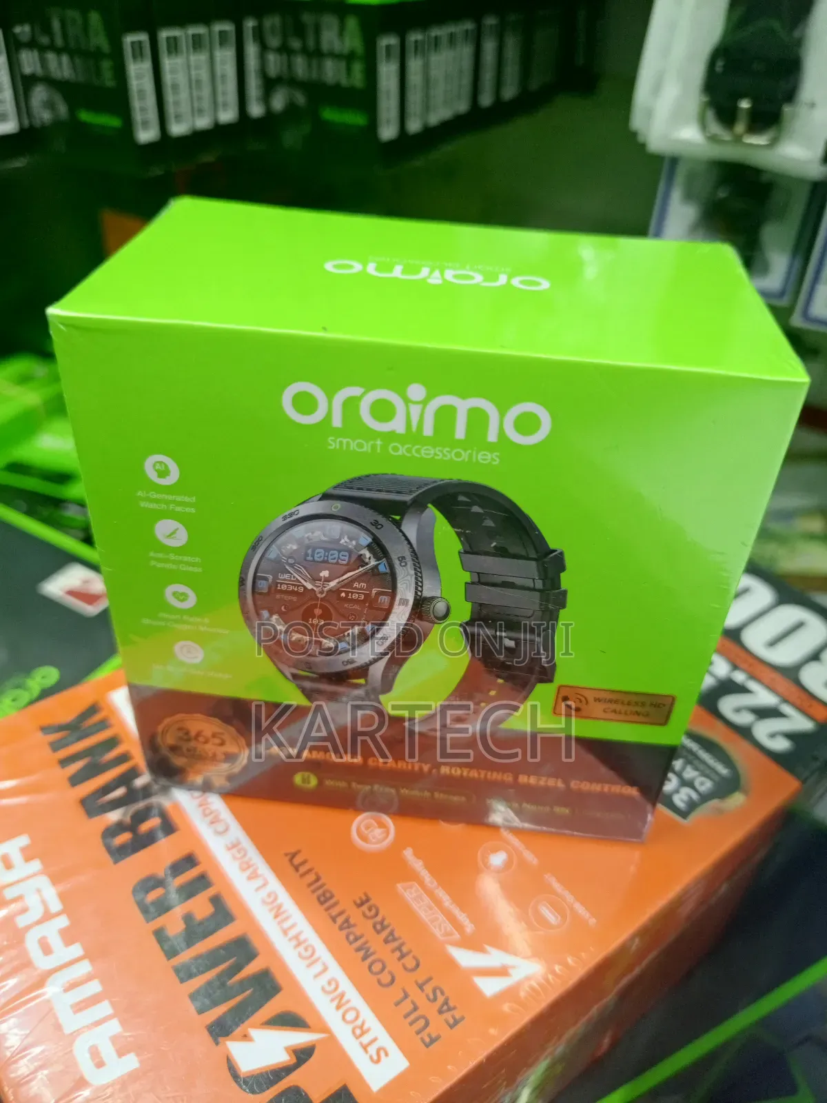 Oraimo Watch Nova Rn 1.43'' Amoled Rotating Bezel Control Smart Watch