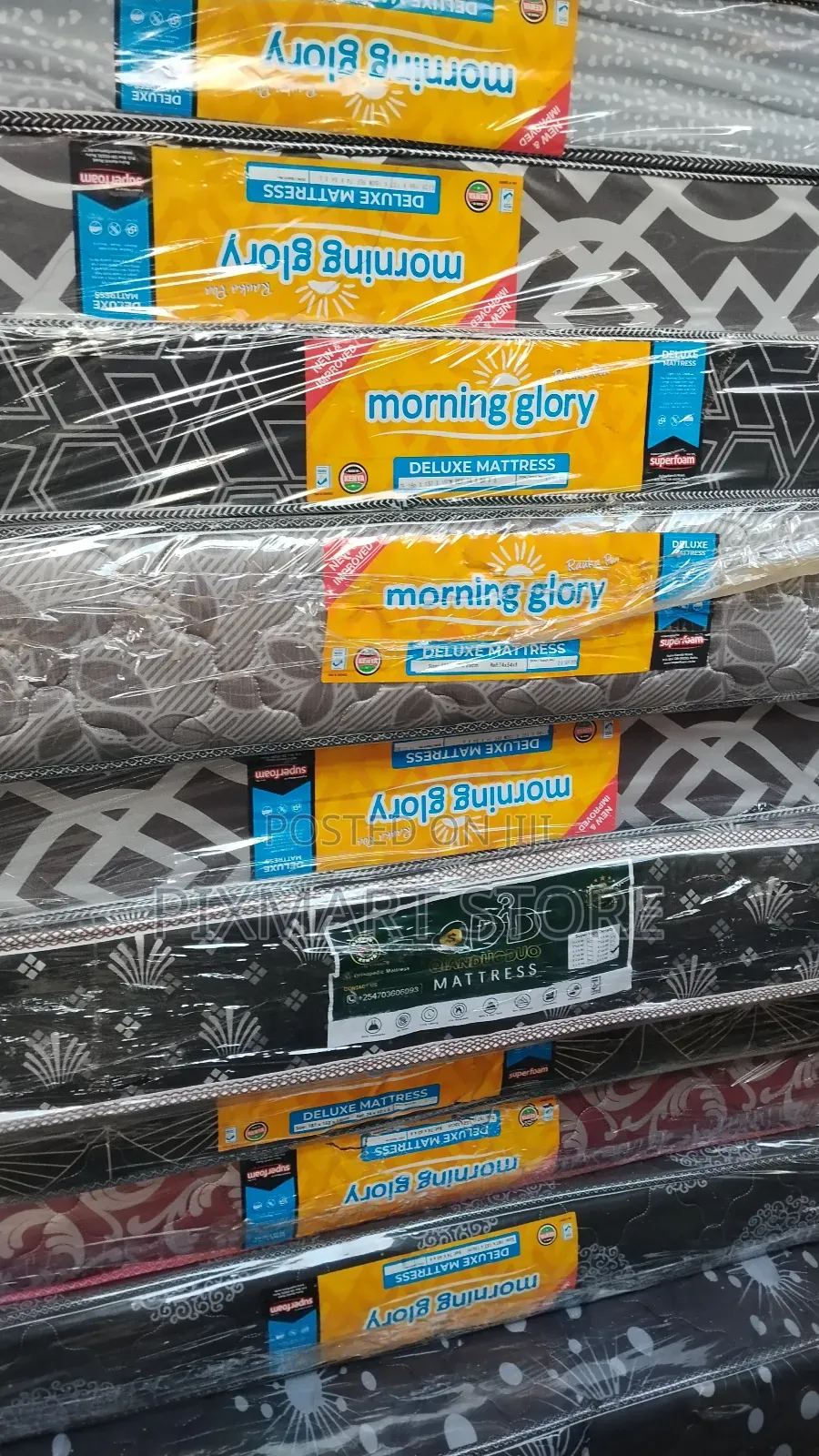 Morning Glory 10′′ Medium Density Mattress, 5×6 Quilted Sleep Surface