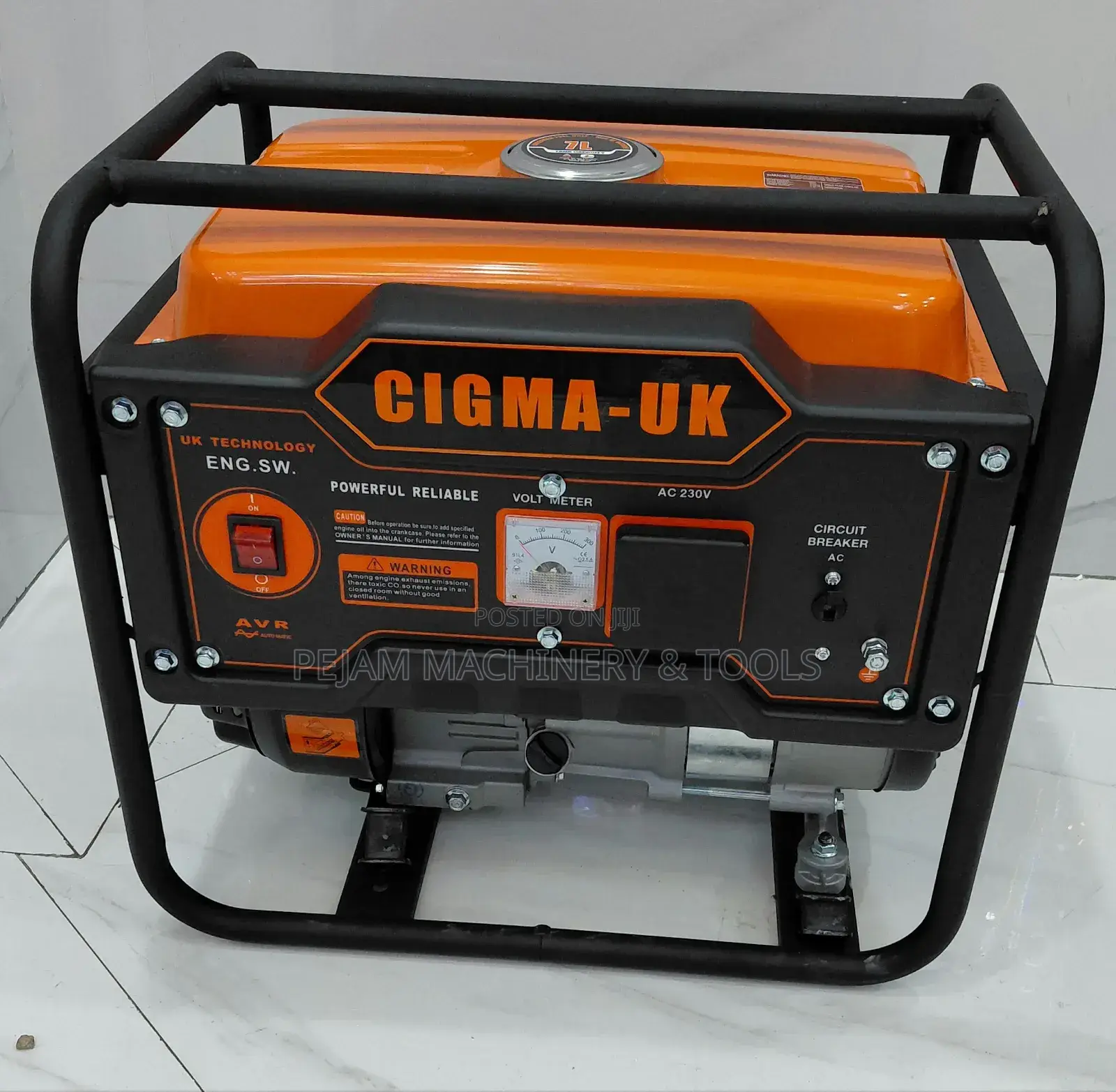Cigma-Uk 3.5kva Portable Petrol Generator