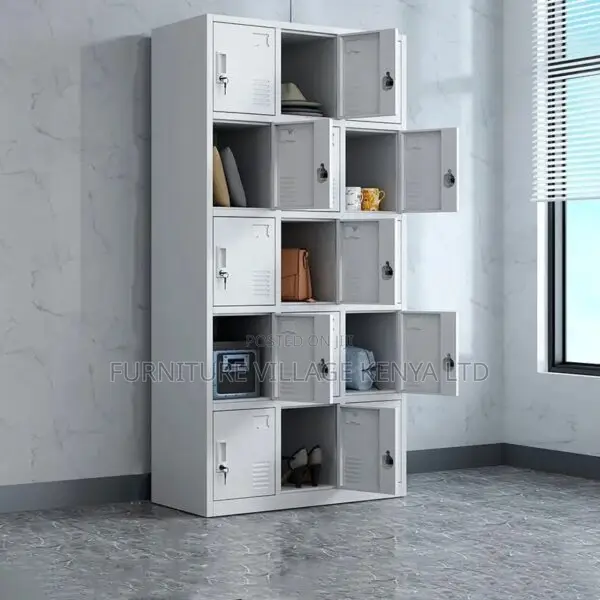 Office Cabinets| 15-locker Steel Office Storage Cabinet