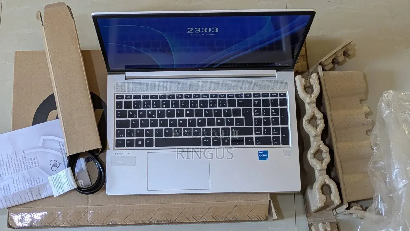 New Laptop HP ProBook 450 G9 16GB Intel Core i7 SSD 512GB