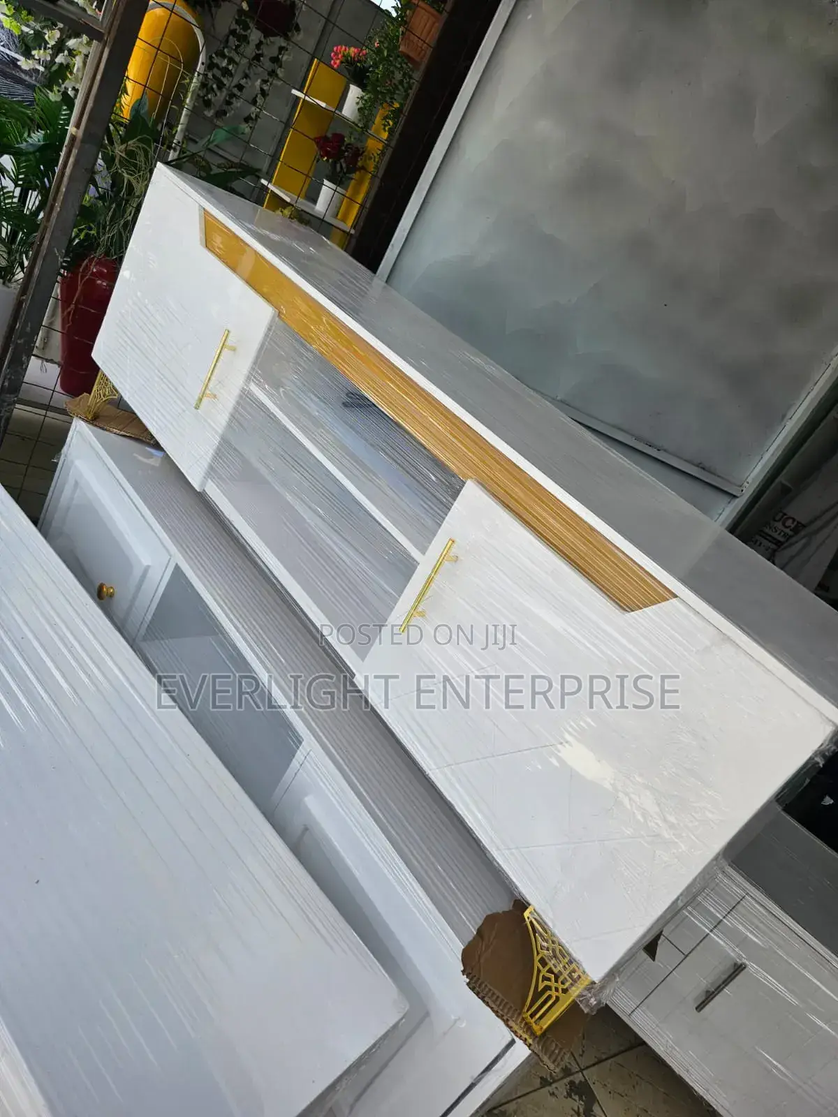 Modern Tv Stand With Led Lights Available