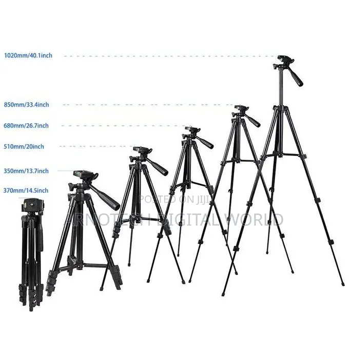 Tripod Stand With Clip For Phone And Camera