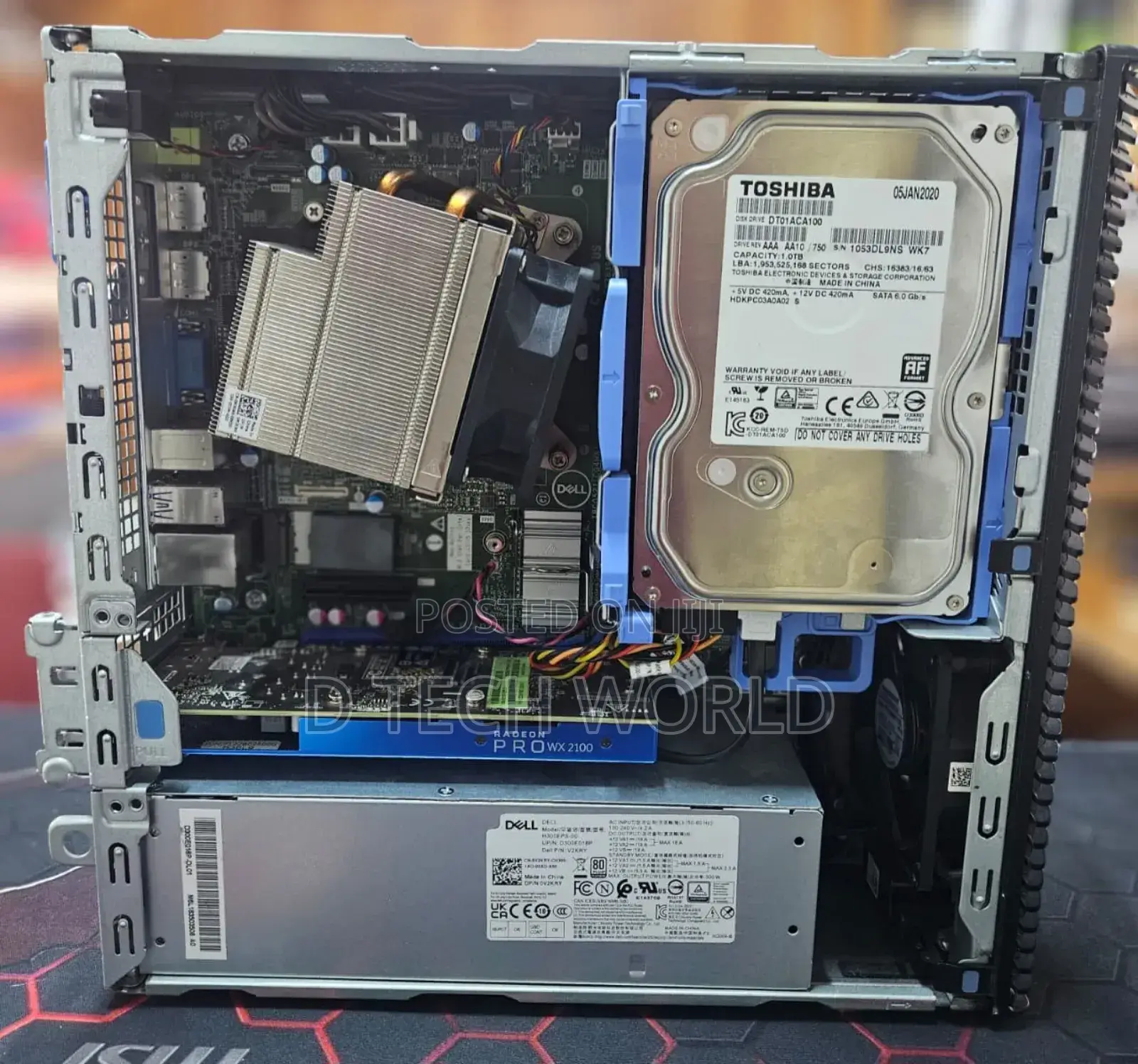 Desktop Computer Dell 16GB Intel Xeon HDD+SSD 256GB