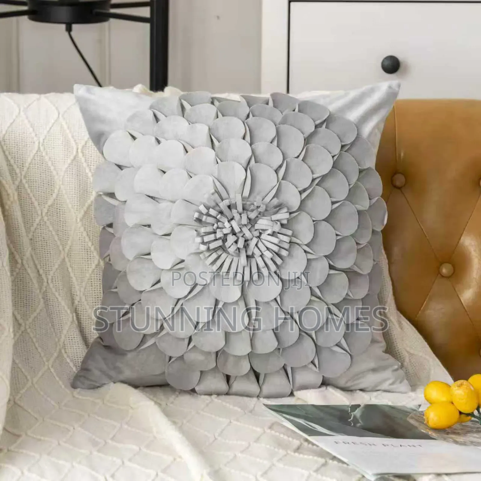 Flower Velvet Pillow Cases