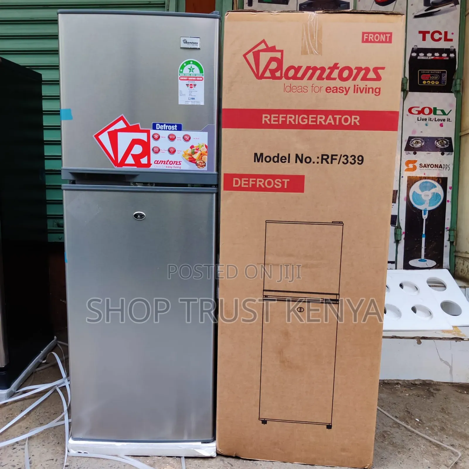 Ramtons 138 Litres Double Door Refrigerator