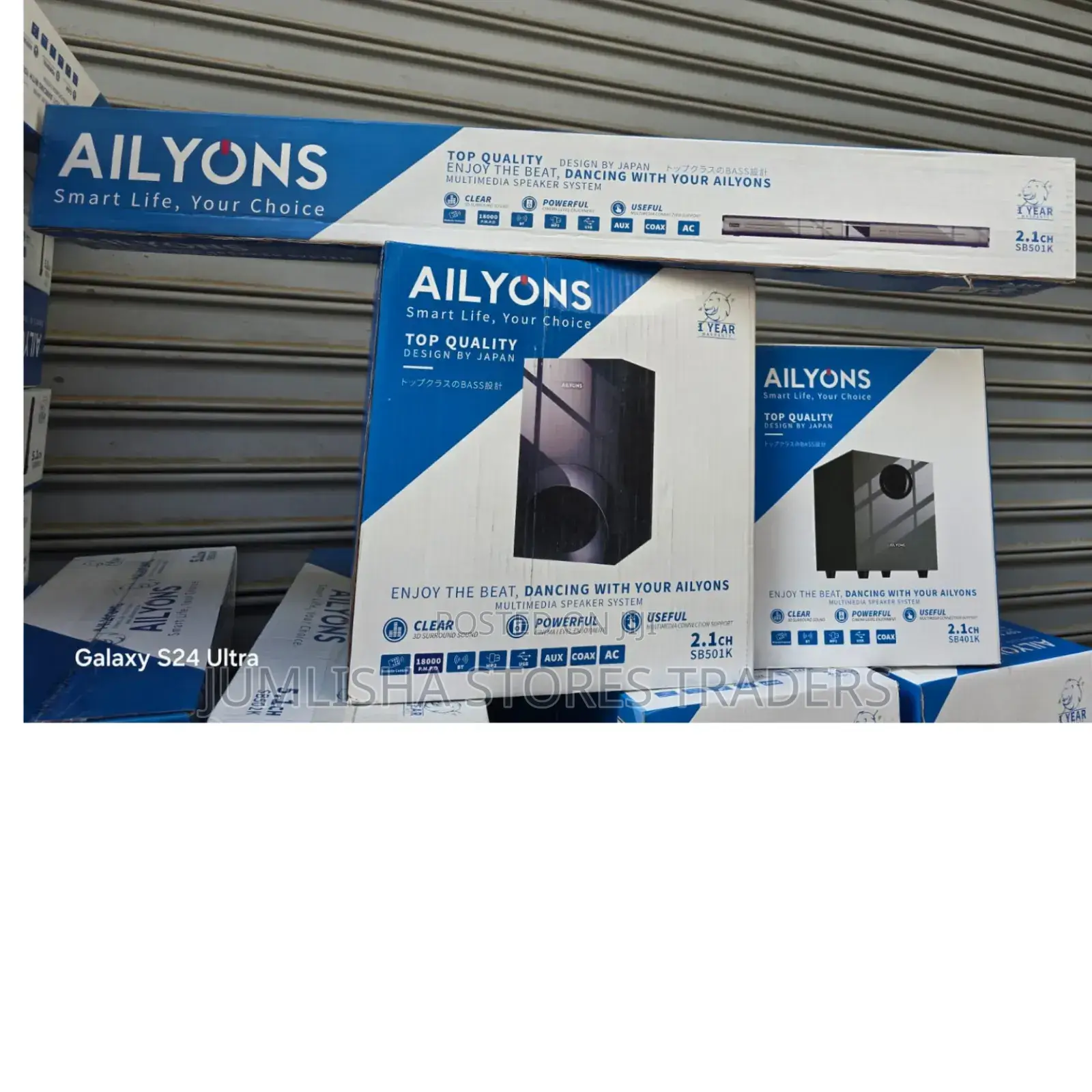 2.1ch Ailyons Sb501k Soundbar Multimedia Speaker System