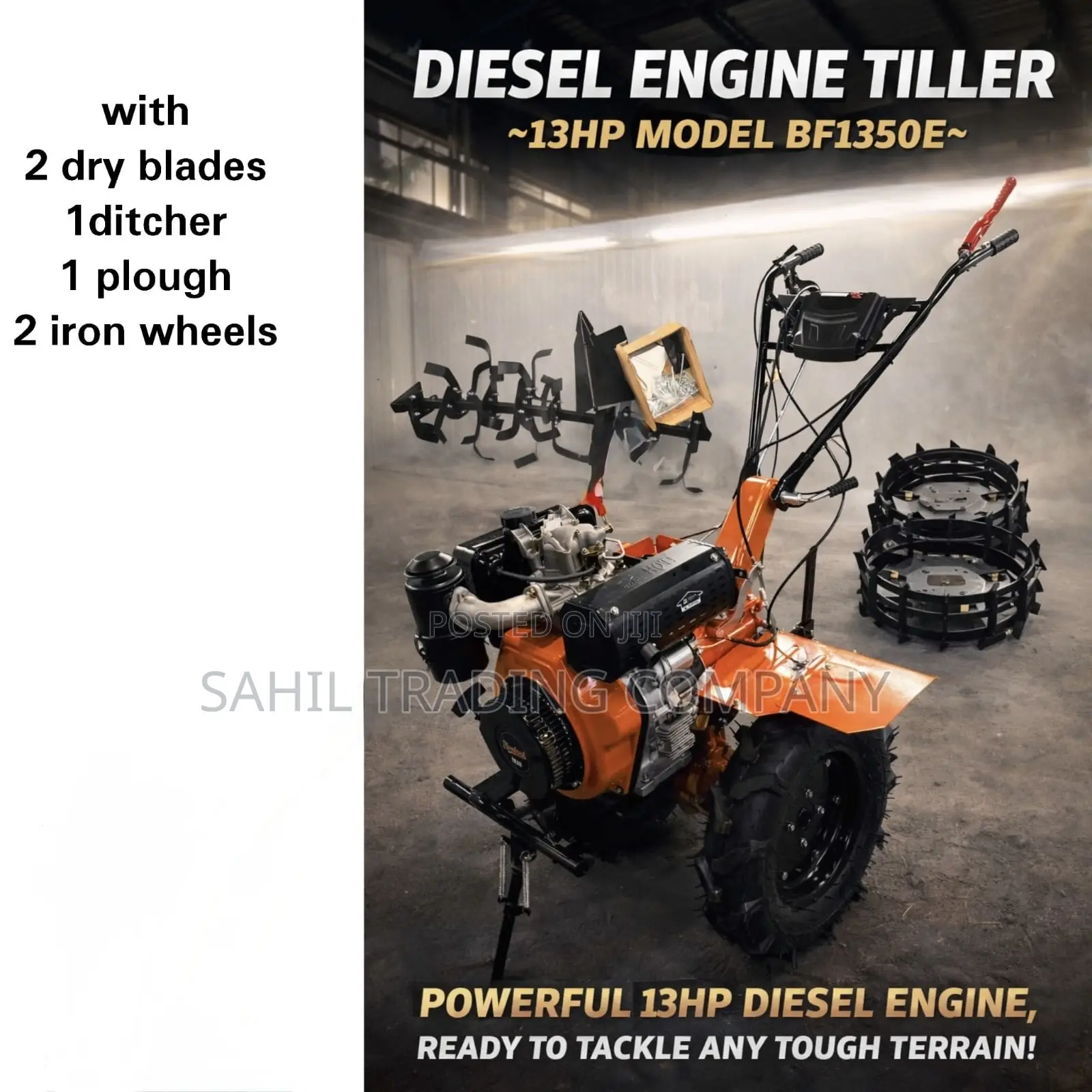 Benford 13hp Diesel Tiller