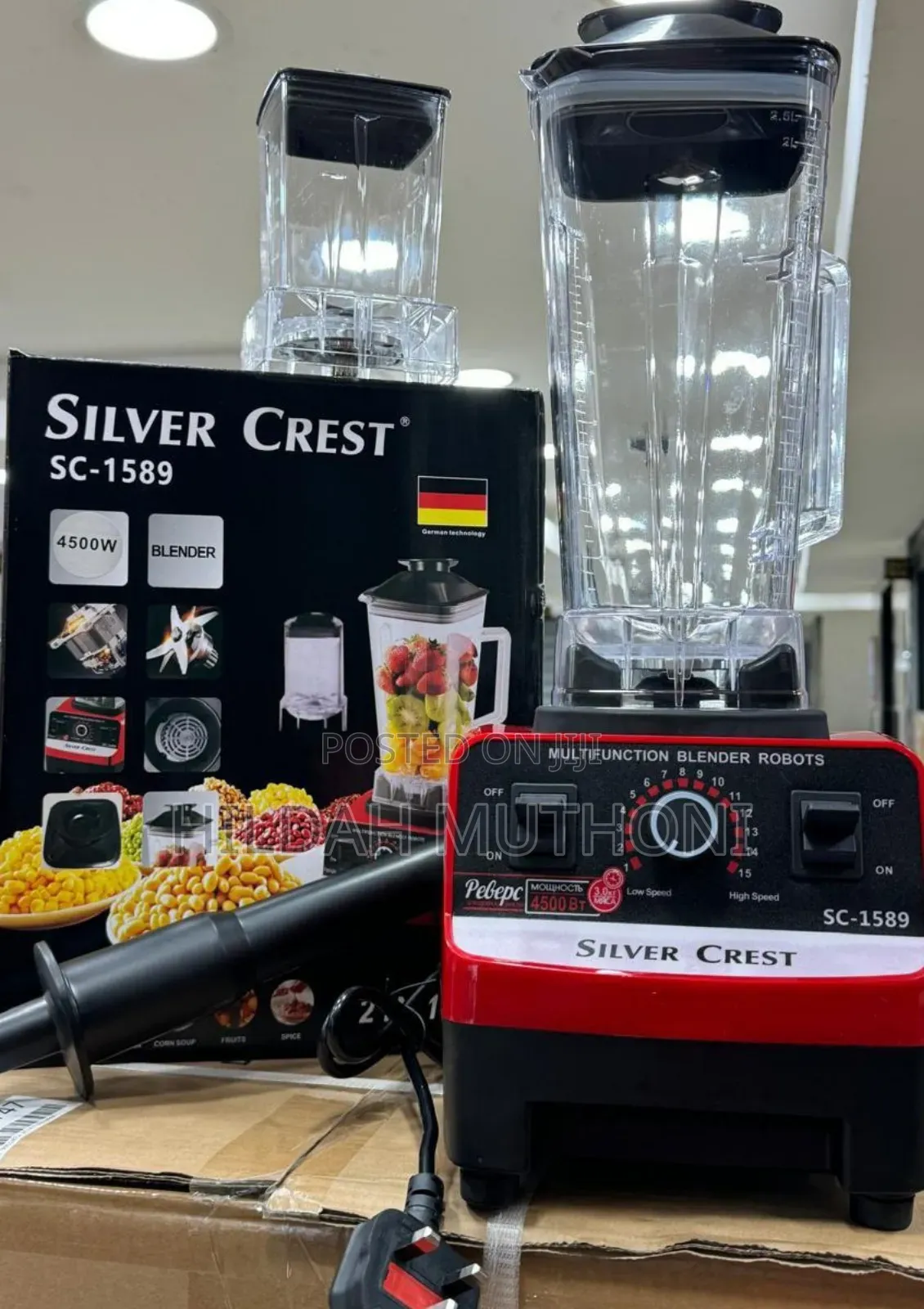 Silver Crest Commercial 2 in 1 Blender