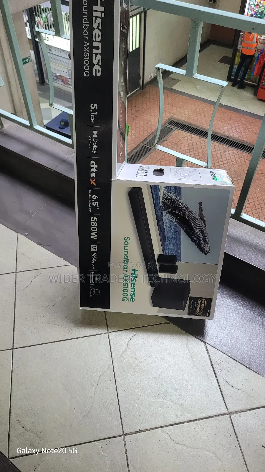 Hisense Soundbar Ax5100q, a 5.1 580w