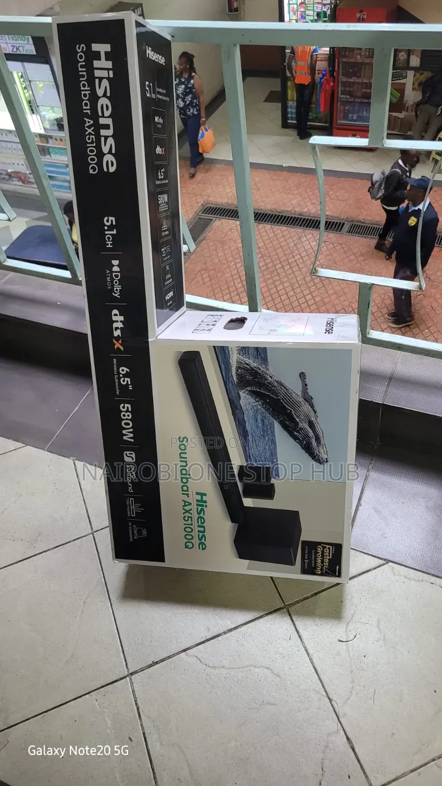 Hisense 580watts Ax5100q Soundbar – 580w Powerful Bass