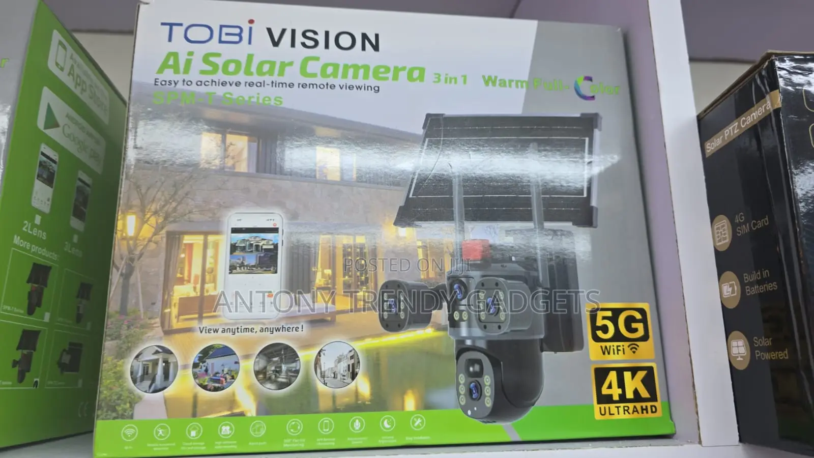 Tobi Vision Ai Solar Camera, A Surveillance Device, Remote Monitoring