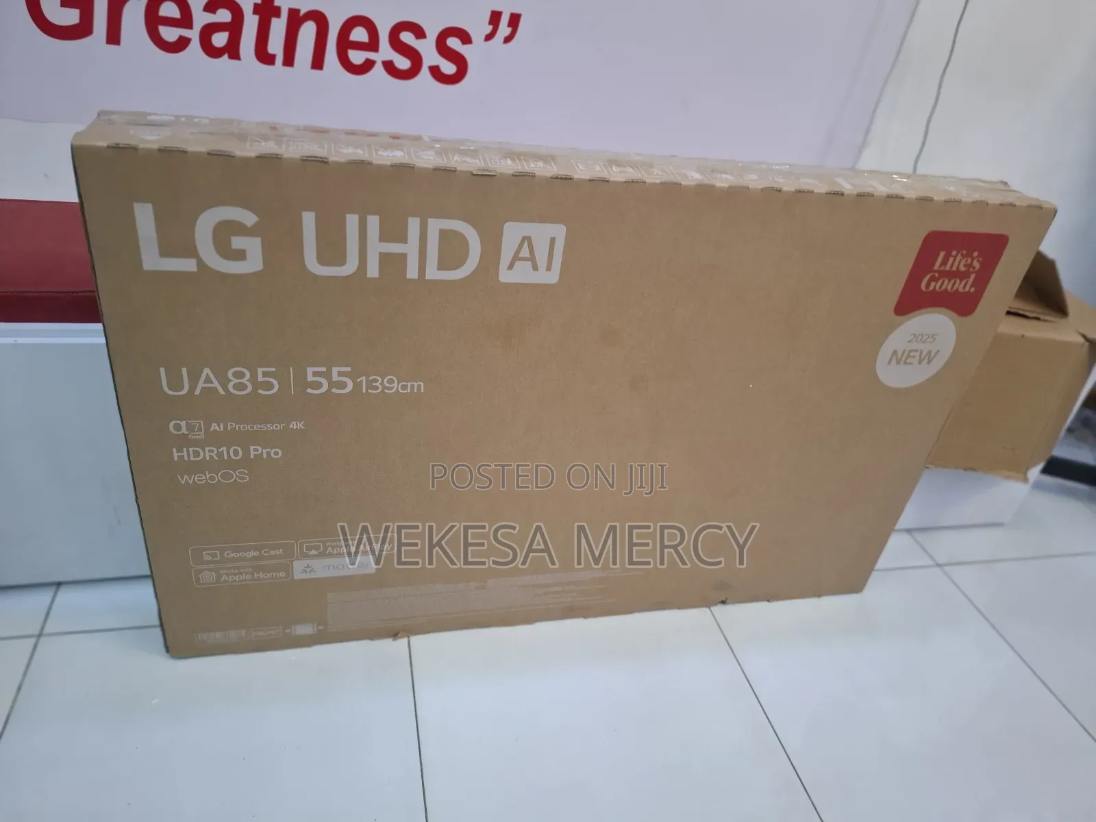 Lg 55-Inch Uhd Ai Ua85 Smart Tv 55ua85006la Magic Remote Hdr10