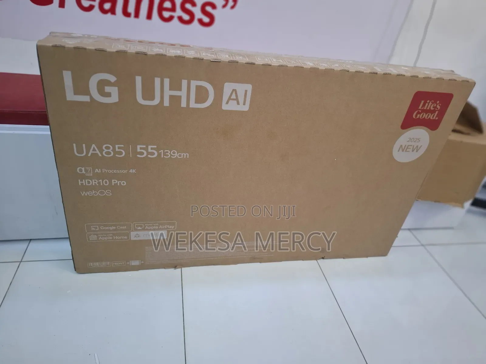 Lg 55-Inch Uhd Ai Ua85 Smart Tv 55ua85006la Magic Remote Hdr10