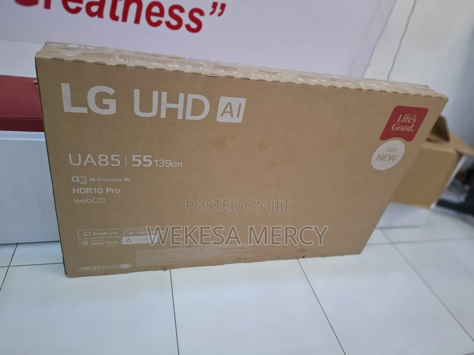 Lg 55-Inch Uhd Ai Ua85 Smart Tv 55ua85006la Magic Remote Hdr10