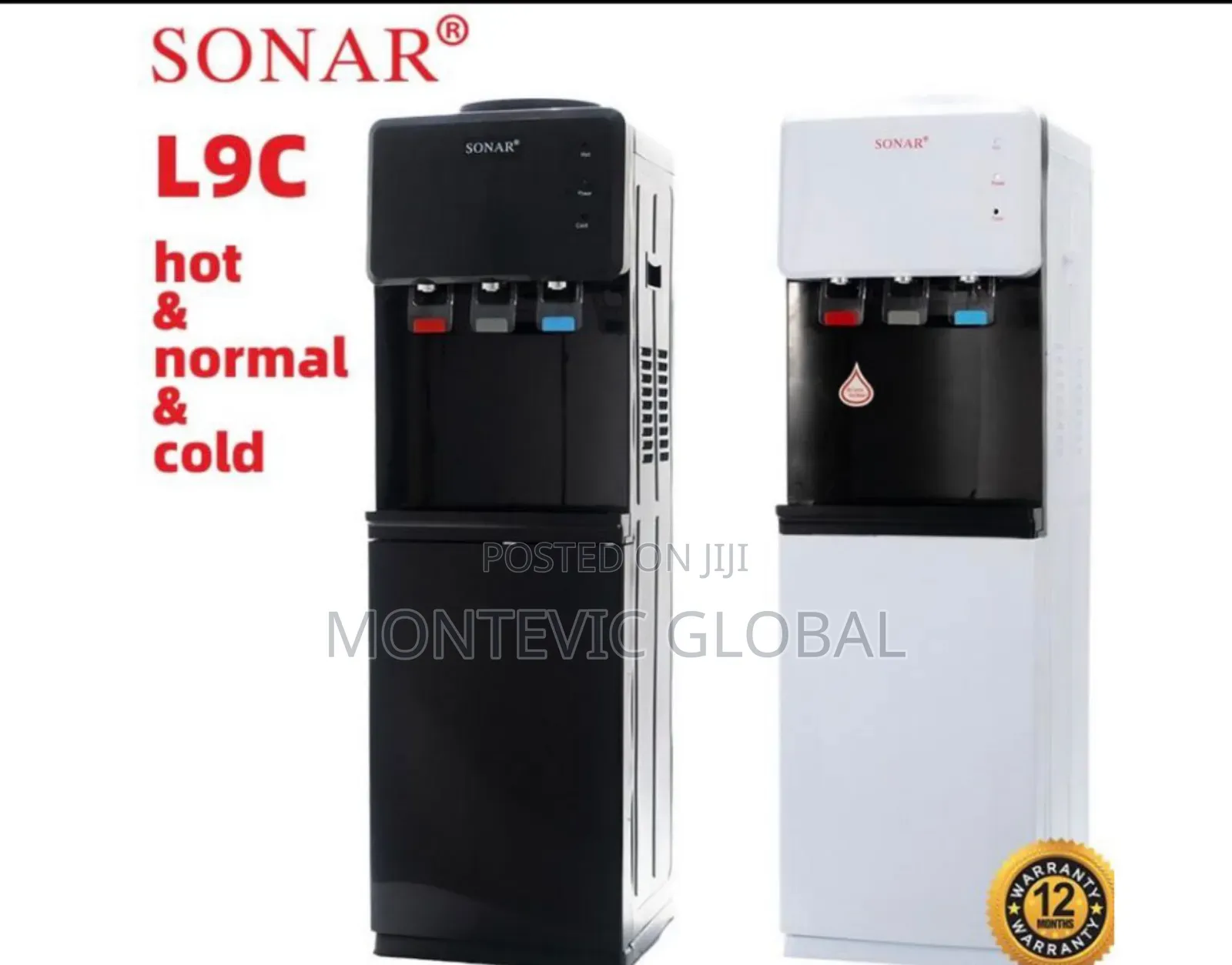 Sonar L9c Classic Hot,Cold And Normal Sonar Water Dispenser