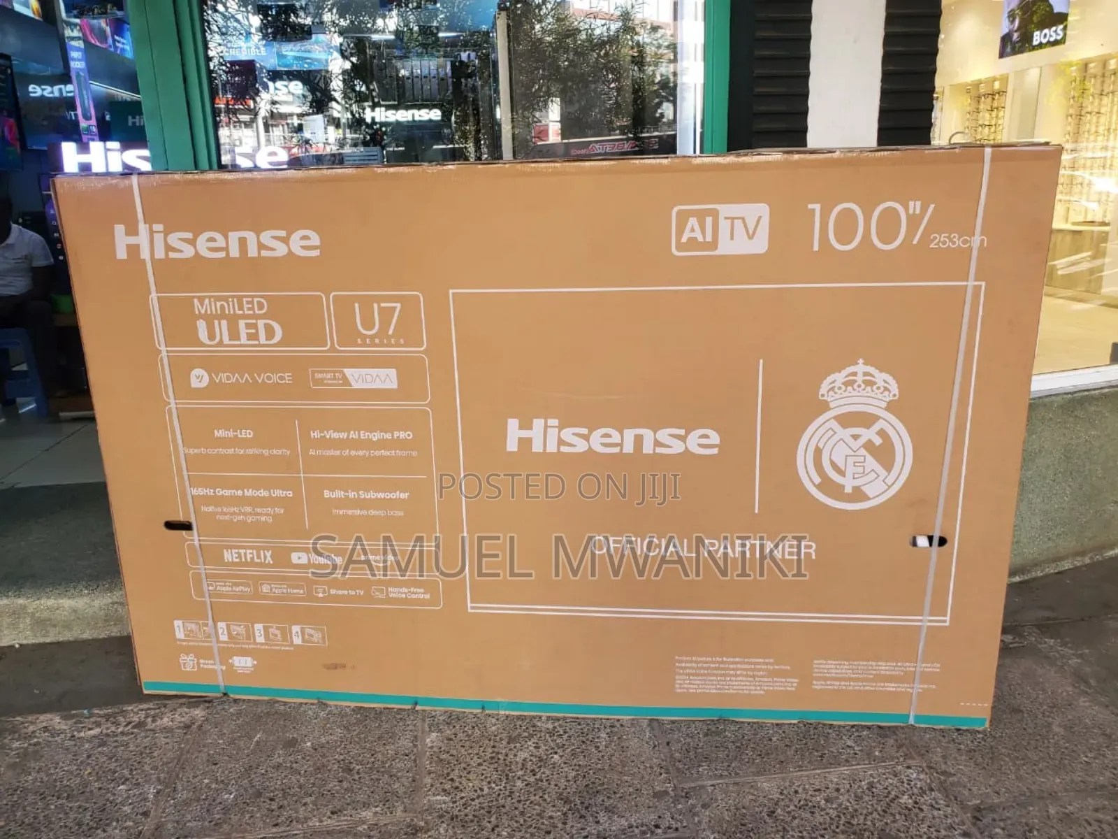 Hisense 100" Tv Mini-Led Smart Uled
165 Hz With Inbuilt Subwoofer