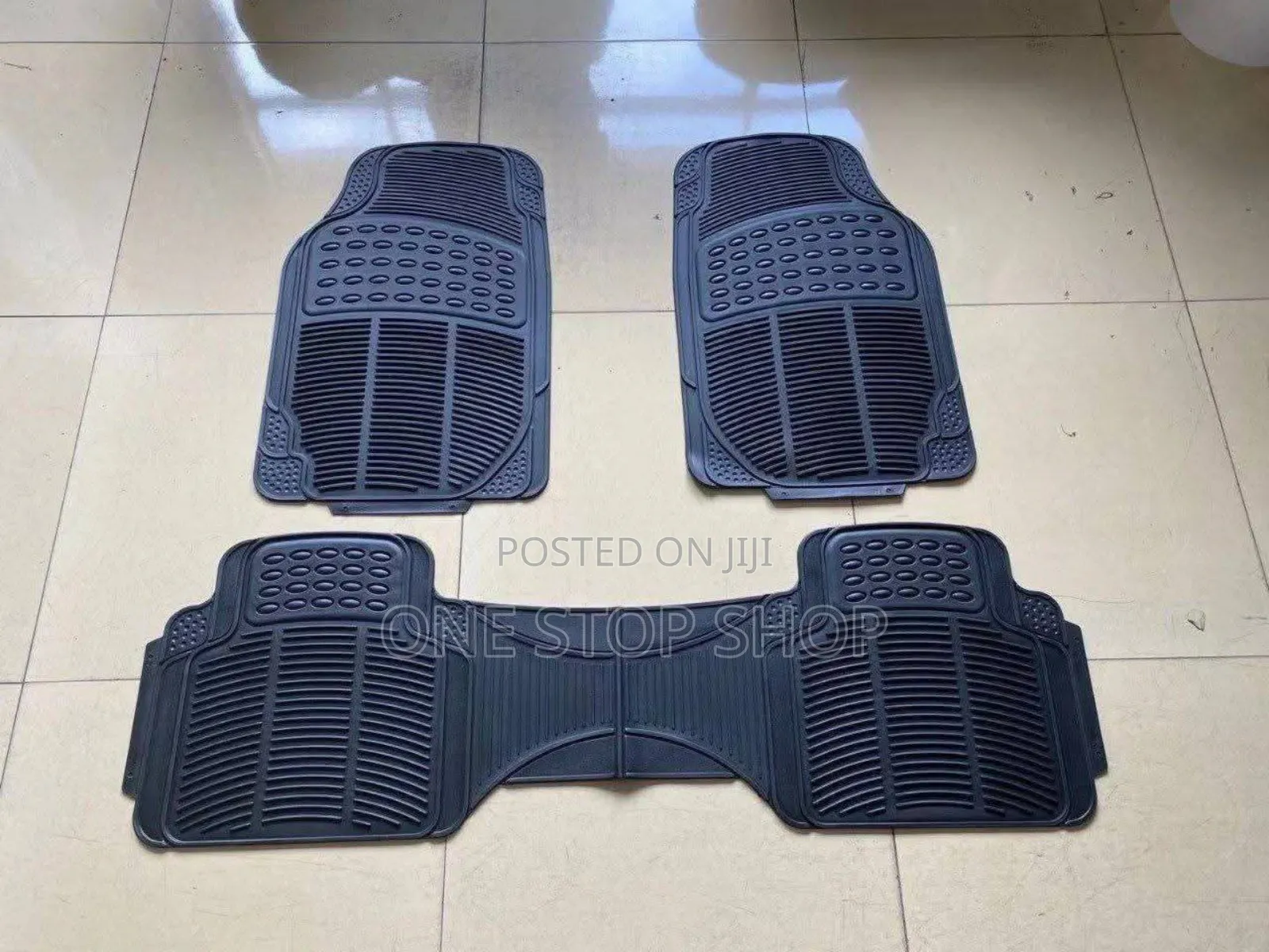 3pc Black Classy Mats for 5 Seater Cars