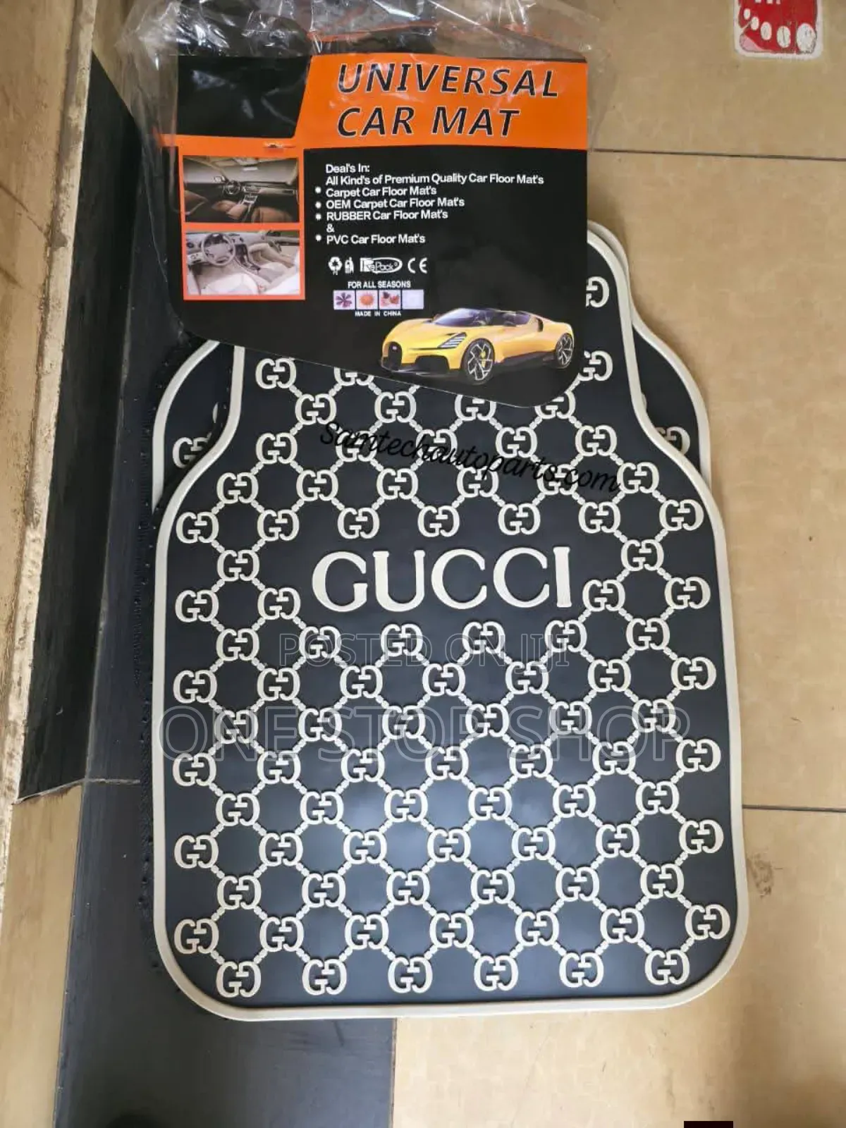 Smart Drive Gucci Branded Aall Season Floor Mats