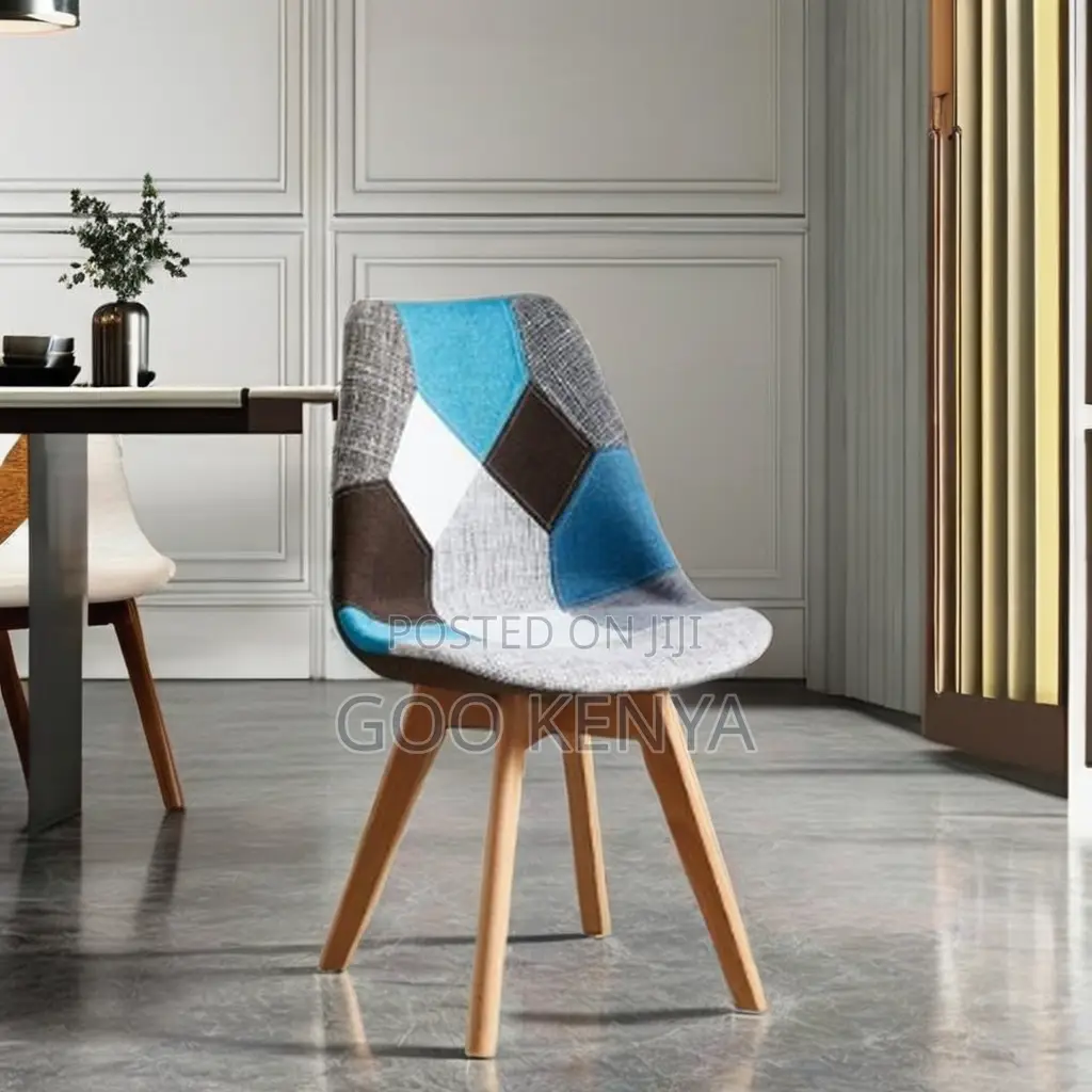 Home Chair; Padded Eames Dining Chair With Durable Wood Or Metal Legs