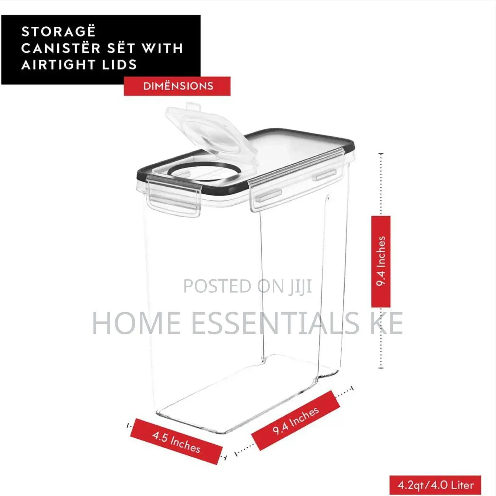 *4pcs Food Storage Containers Each