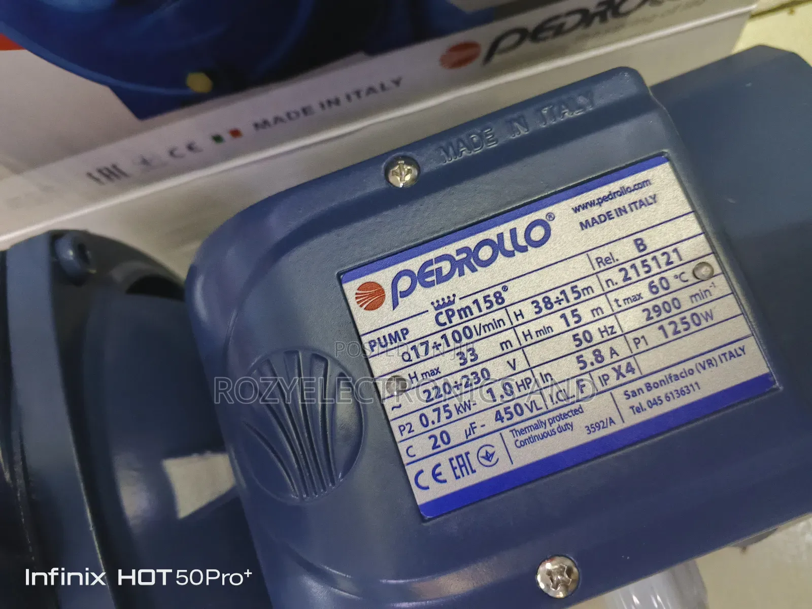 Pedrollol Pump 1hp Booster Pump