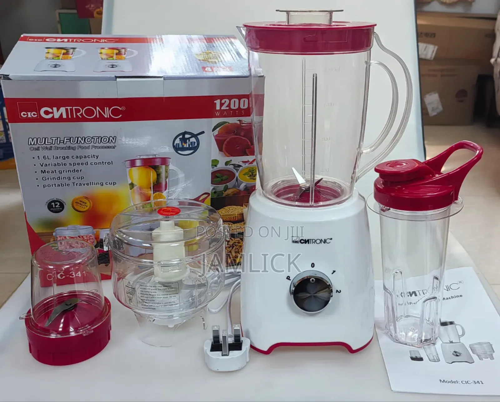 4-in-1 Unbreakable Blender/ Meat Grinder - Hk