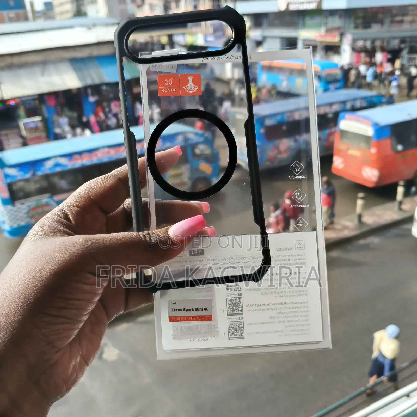 Tecno Spark Slim Xundd Shockproof Clear Back Cover