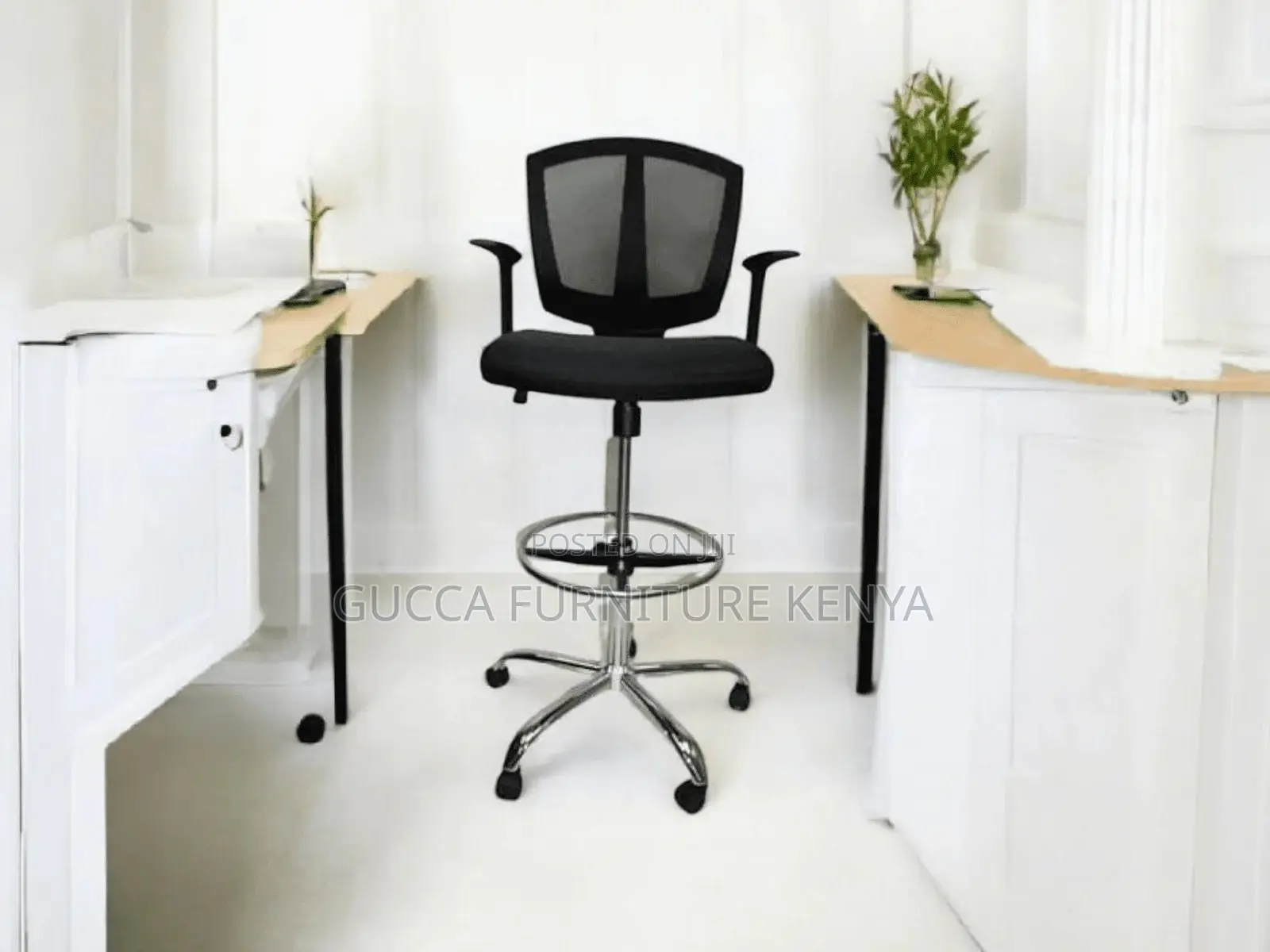 Executive High-back Cashier Mesh Office Chair