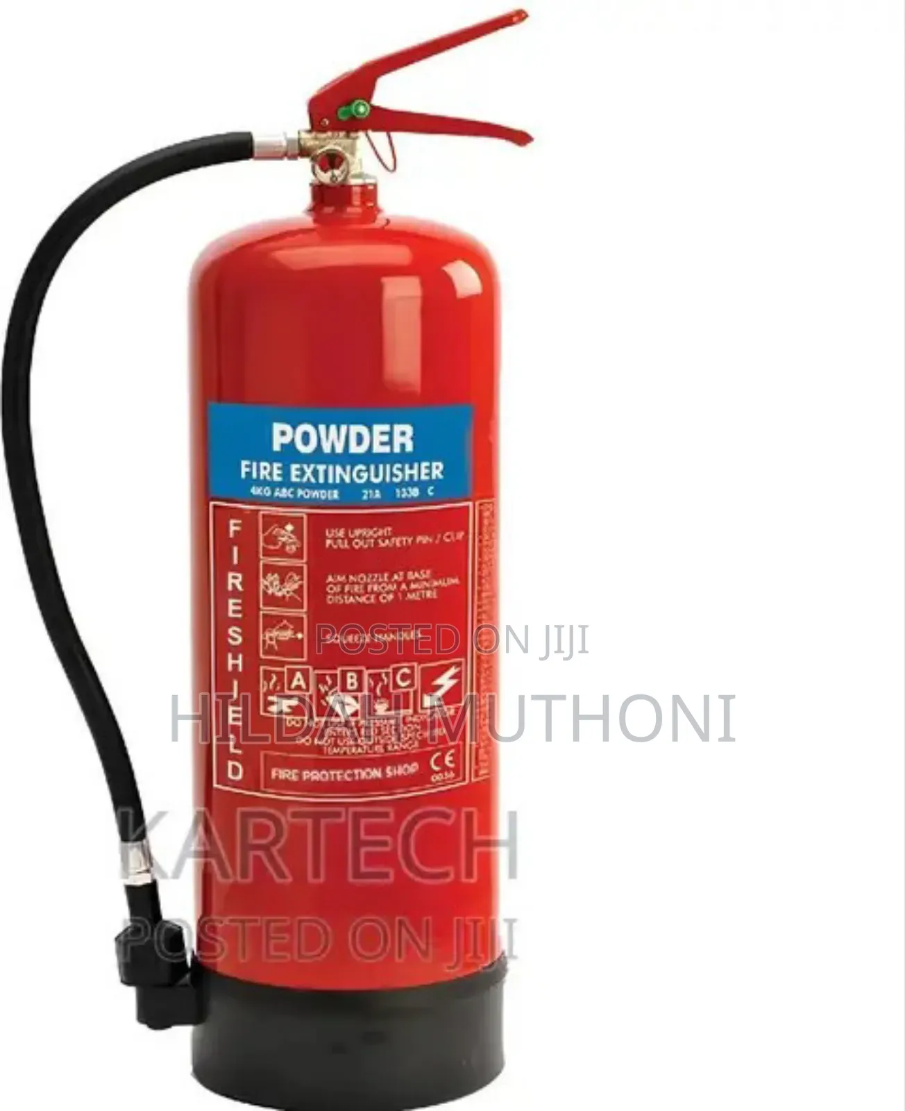 4 Kgs Dry Powder Fire Extinguisher+Vat