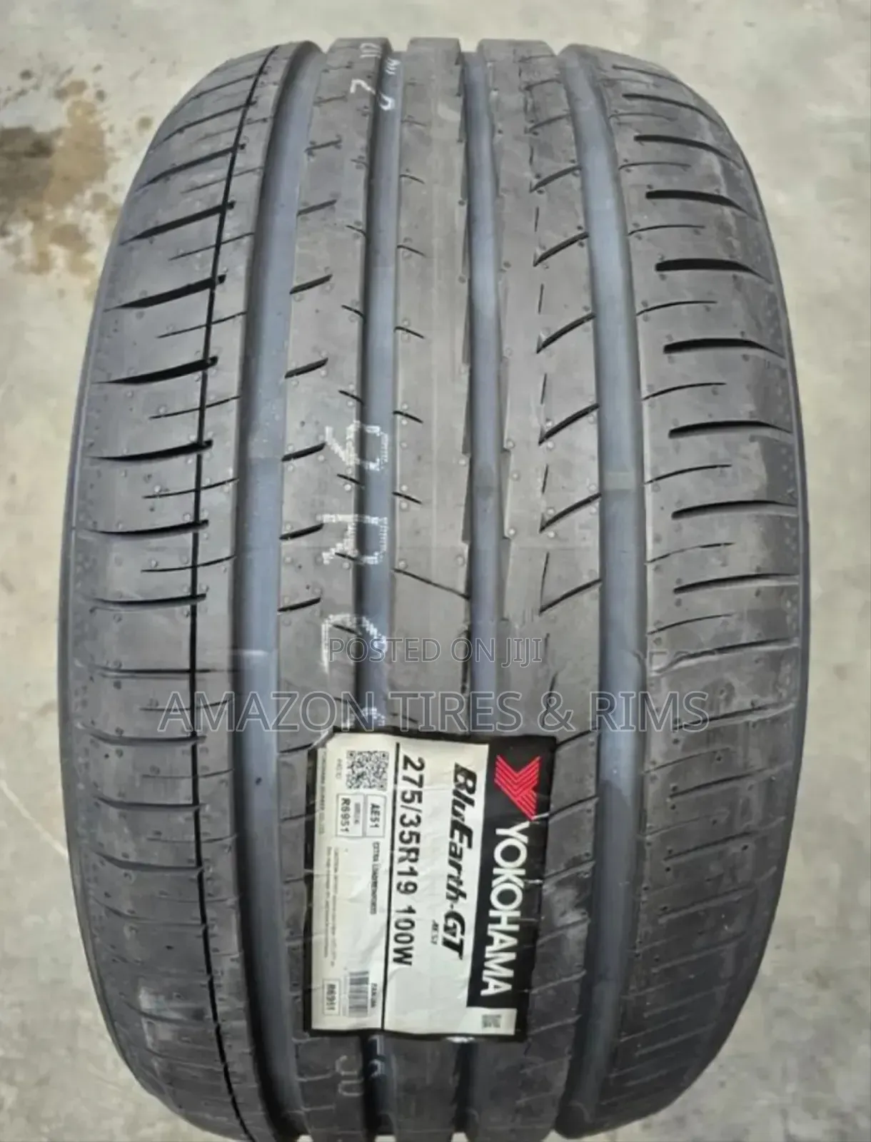 275/35r19 Yokohama Tires 100 W