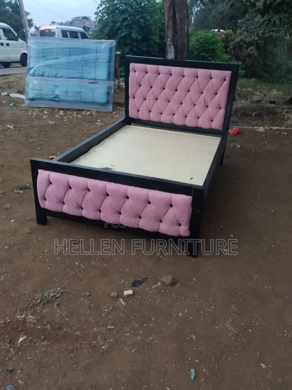 Modern Pink Mocket Bed 5by6