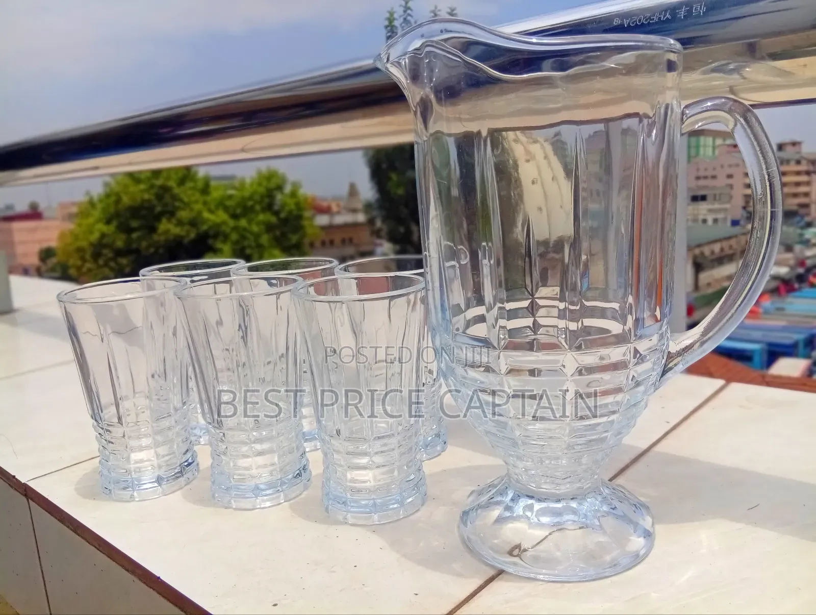 *7pcs Water / Juice / Milkshakes Glass Set