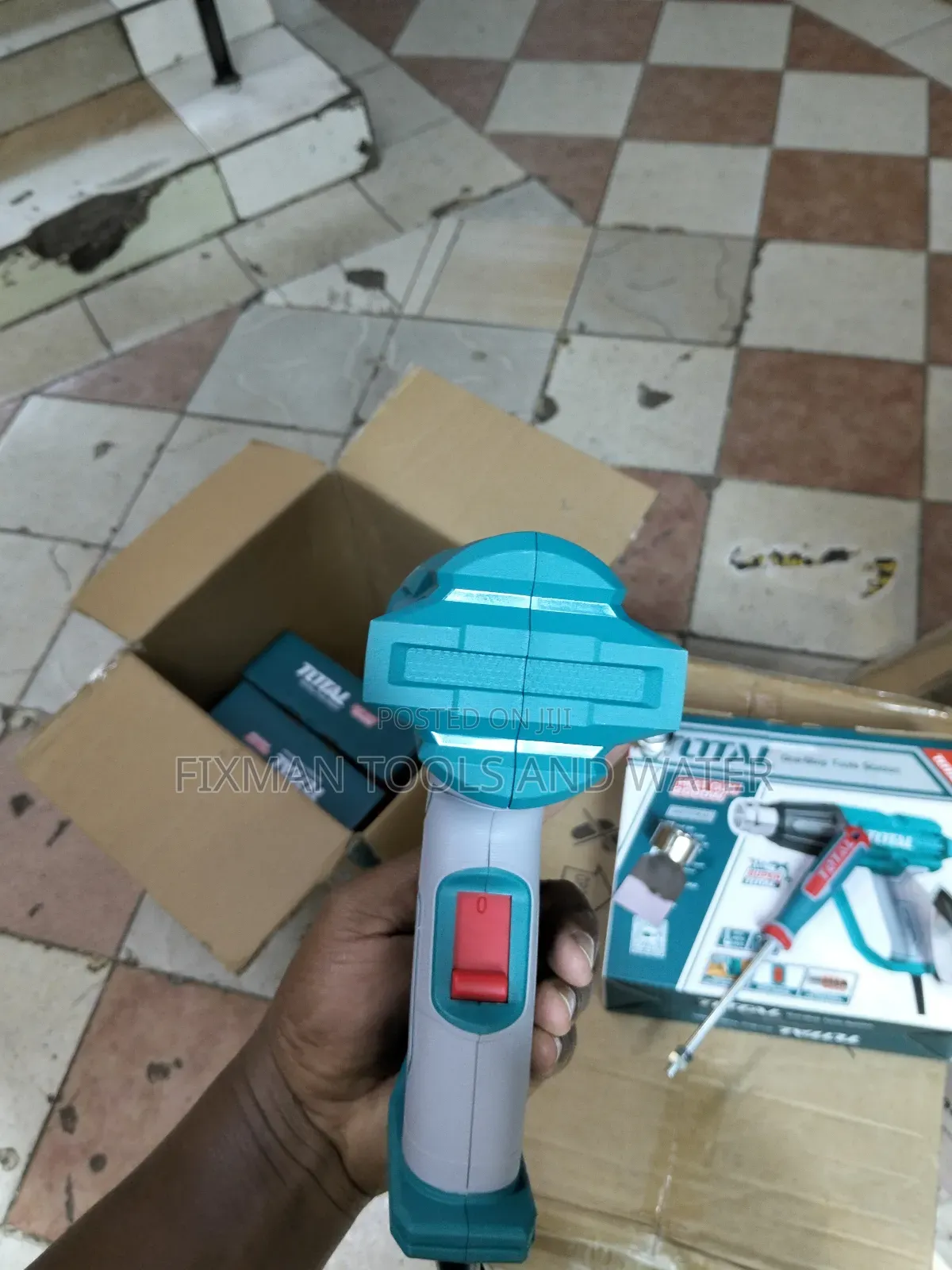 New Total Hot Air Gun 2000 Watts Variables Speed And Accessories