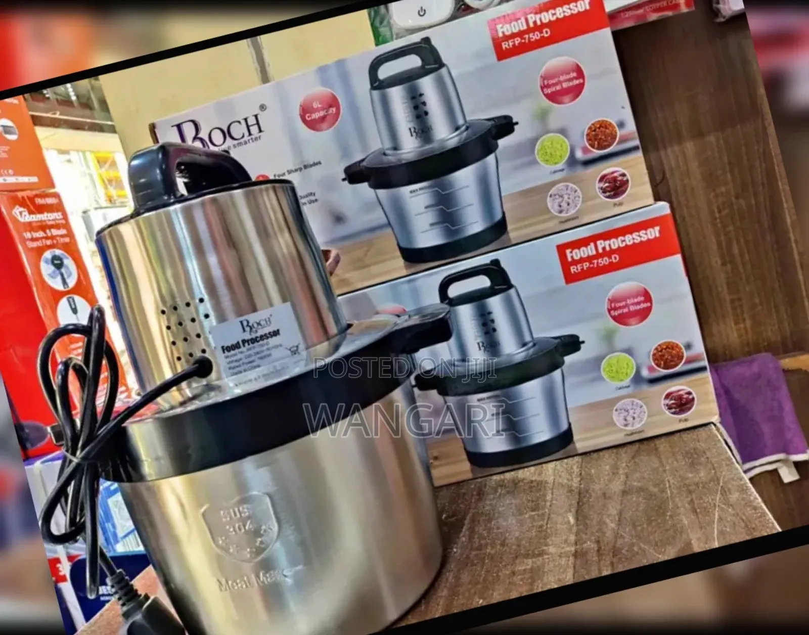 Roch Food Chopper, 6litres