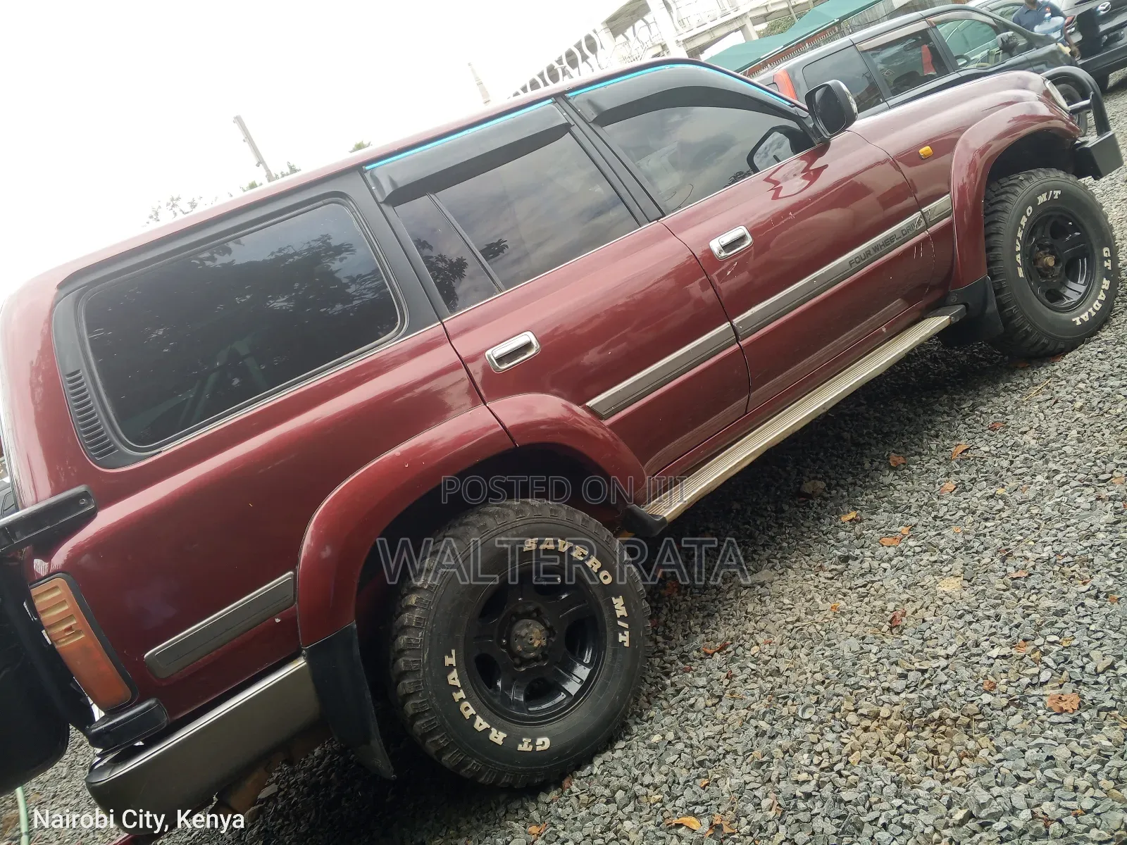 Toyota Land Cruiser 1998 Red