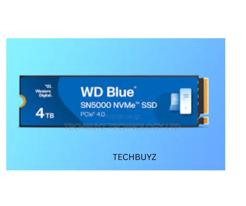 Wd Blue 4tb Sn5000 Nvme Ssd Gen4 Pcie M.2 2280 Up To 5500mb/S