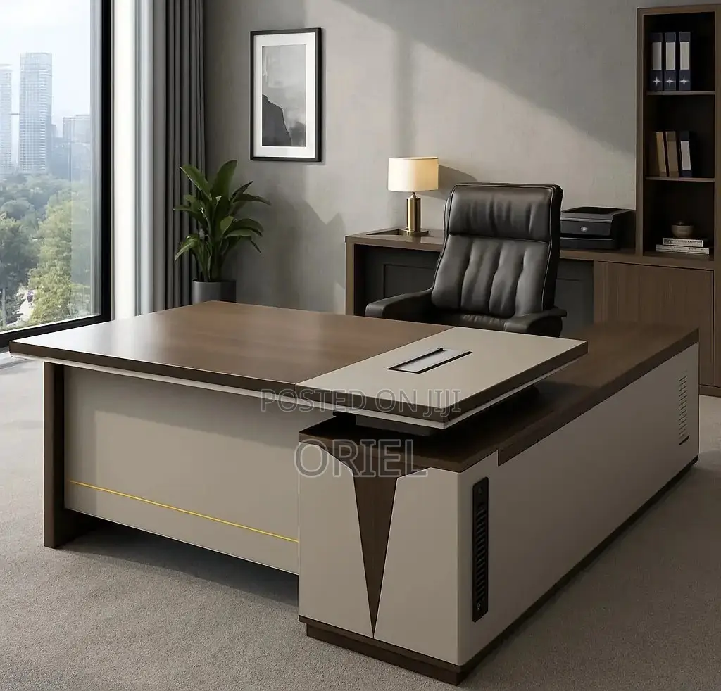 Modern Office Desk : Advanced 1.6m Executive L-Shaped Office Desk