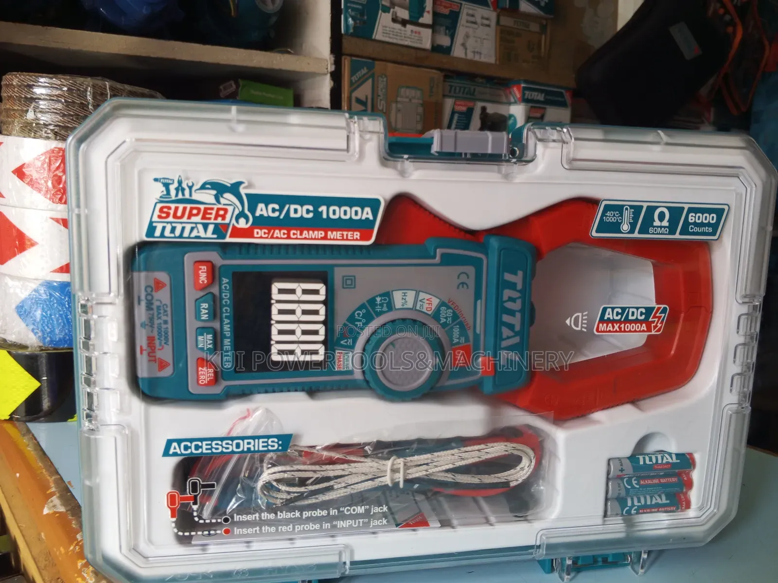 Total Ac/Dc 1000a Clamp Meter/ Clamp Meter
