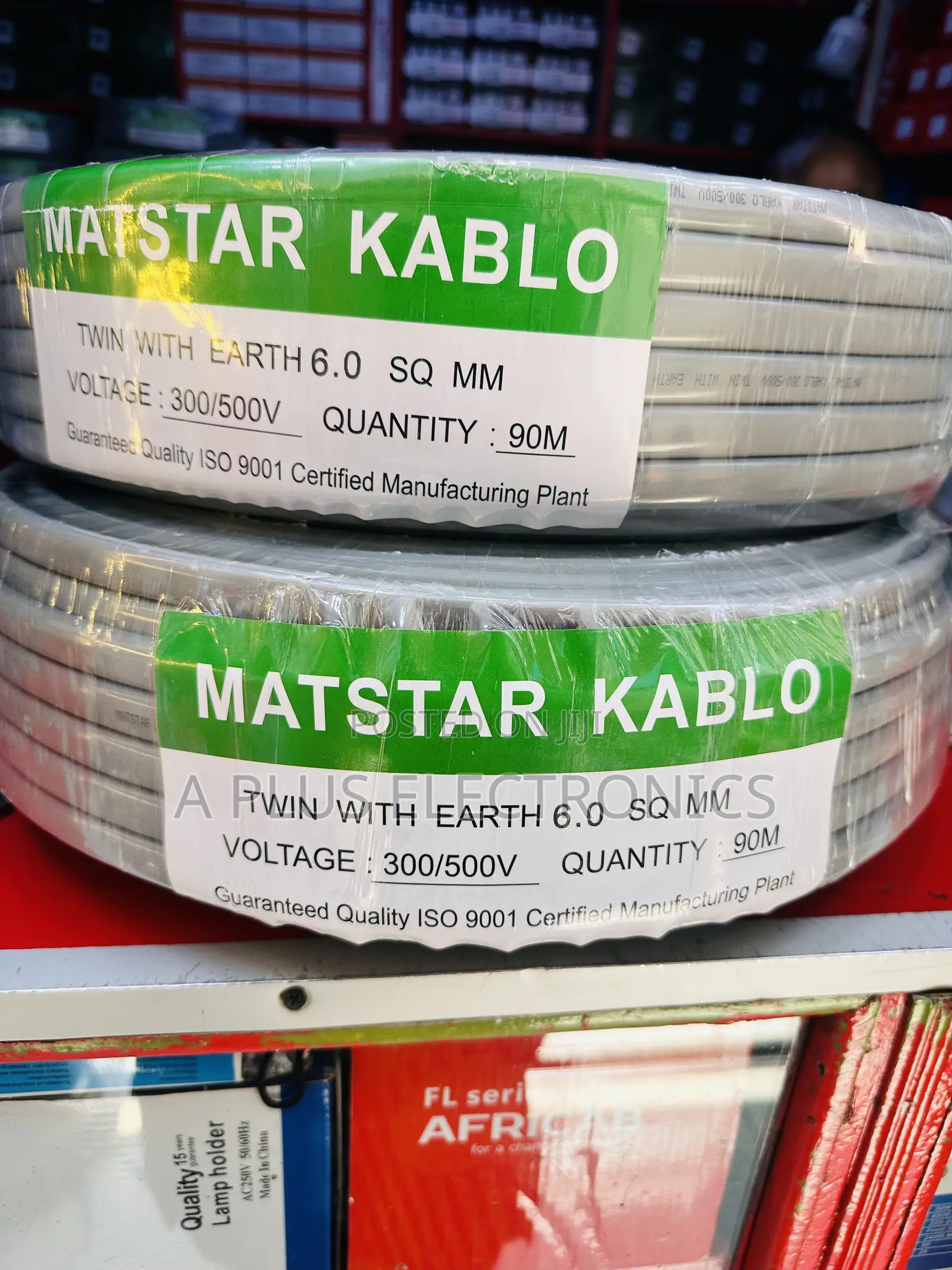 Matstar 6.0mm Twin With Earth Cable – Industrial Grade Strength