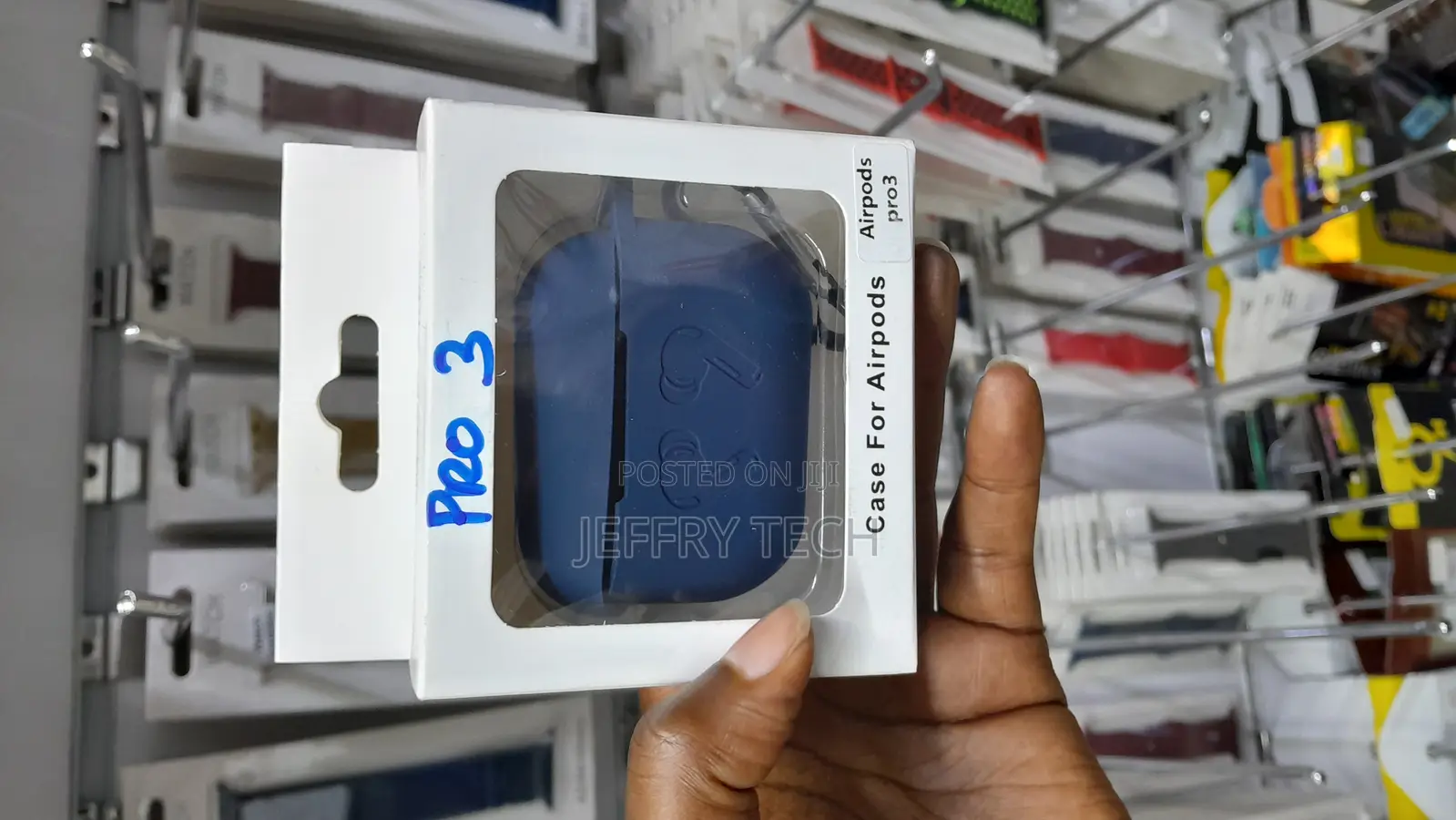 Ljusmi Airpods Pro 3 Soft Silicone Case With Keychain