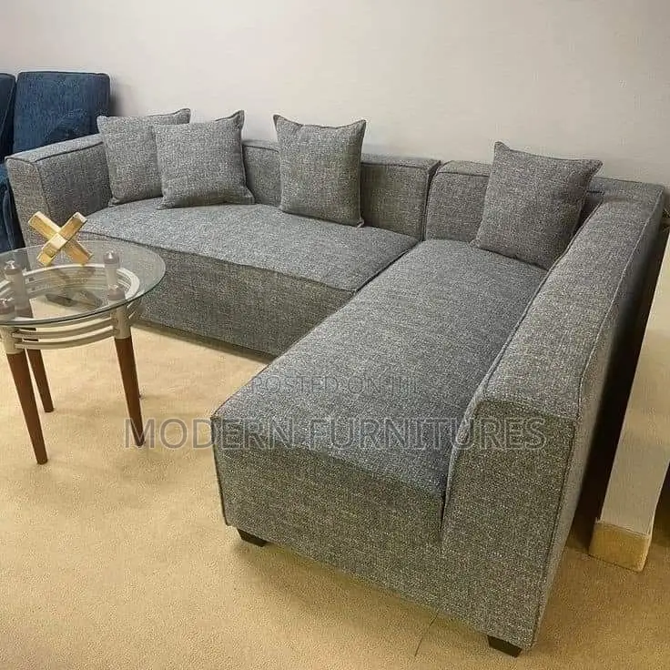 Classy Grey 6 Seater L Sofa/L Shaped Sofa/L Sofa