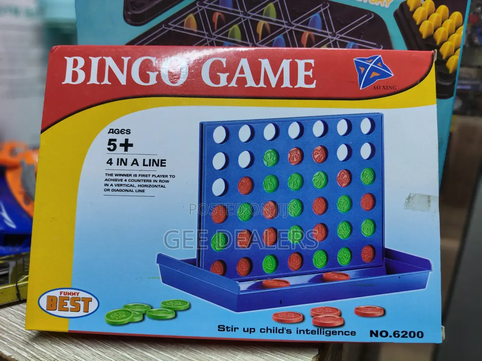 4 In A Line Bingo Game